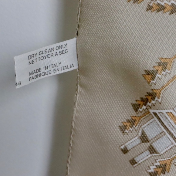 Anthony Paine Skemo Scarf Made in Italy Polyester Northwest Coast Retro - Picture 10 of 11